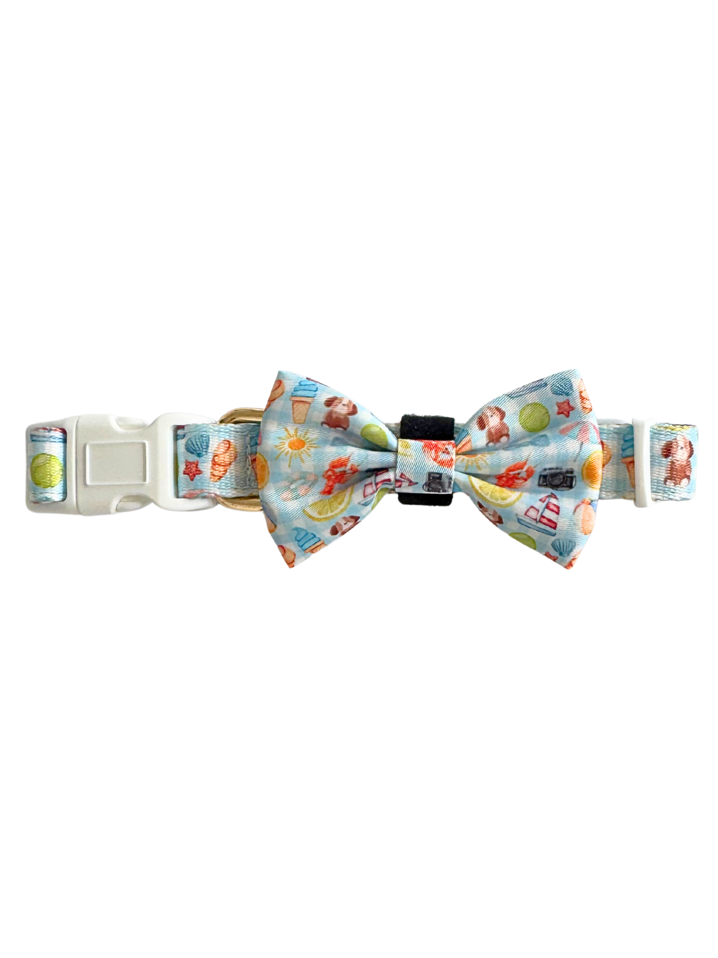 Paws in Positano (Blue) - Dog Collar