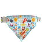 Paws in Positano (Blue) - Dog Collar