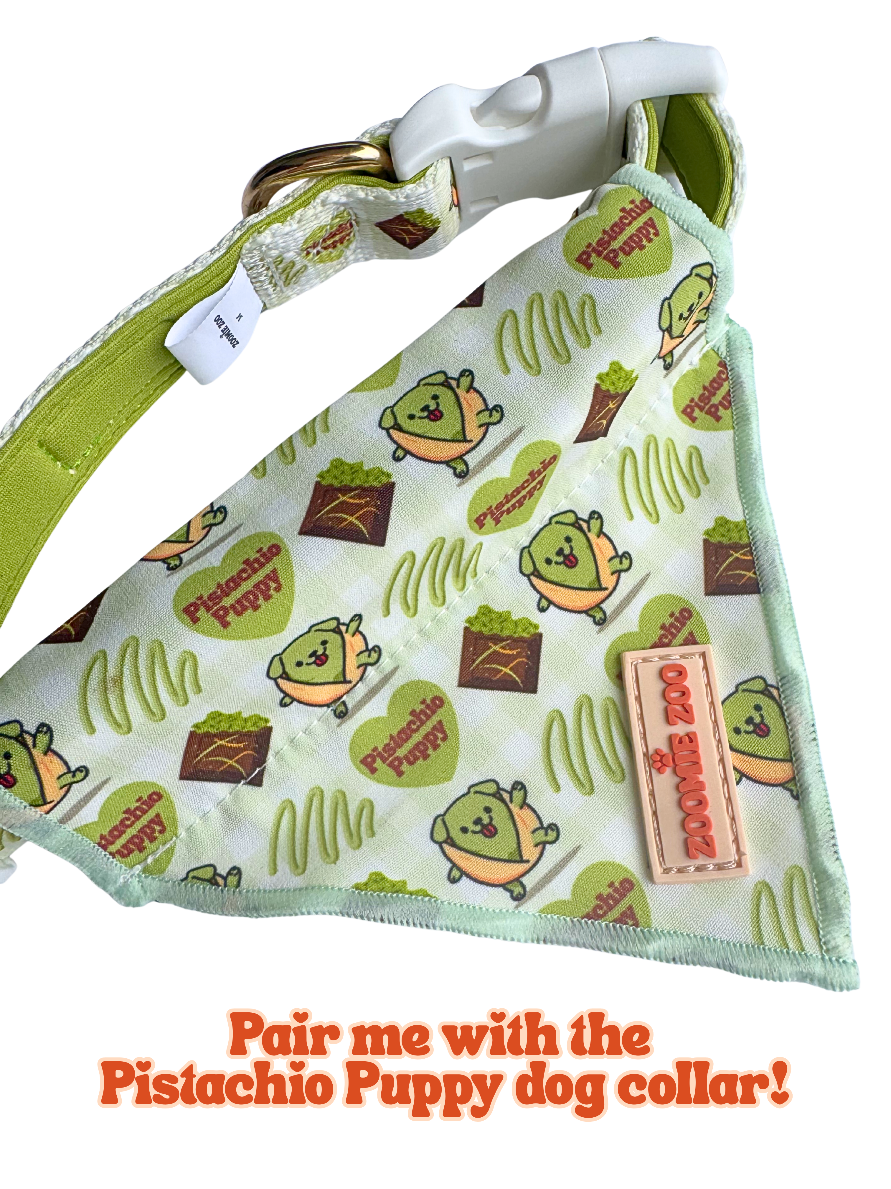 Pistachio Puppy - Dog Over-The-Collar Bandana