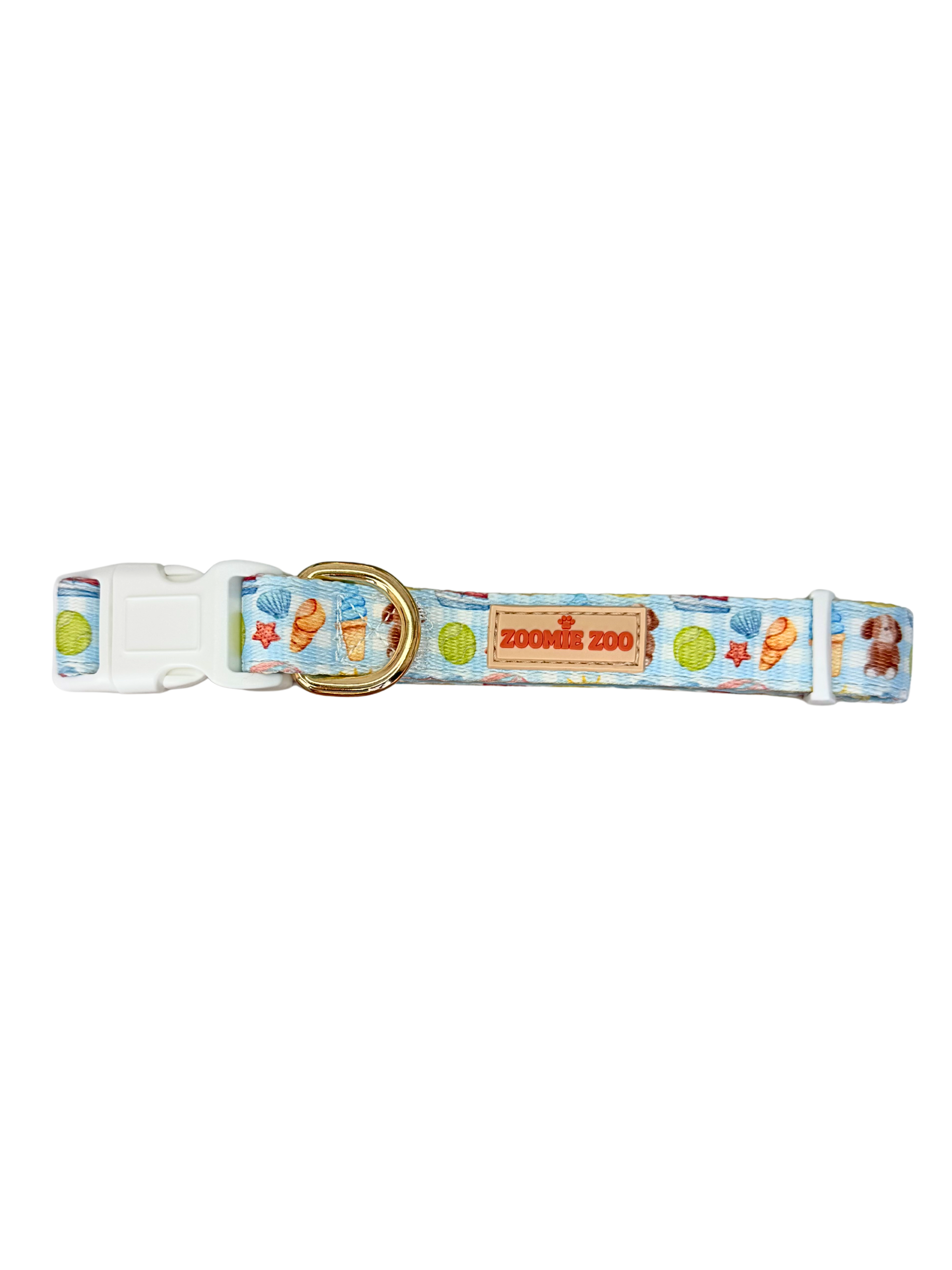 Paws in Positano (Blue) - Dog Collar