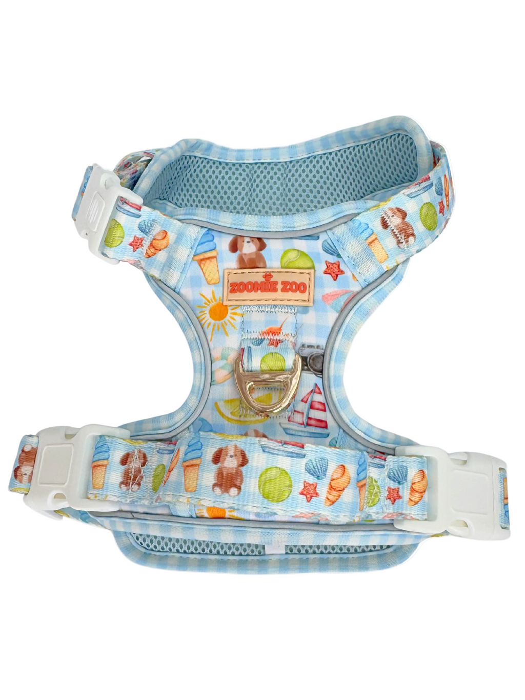 Paws in Positano (Blue) - Dog Adventure Harness