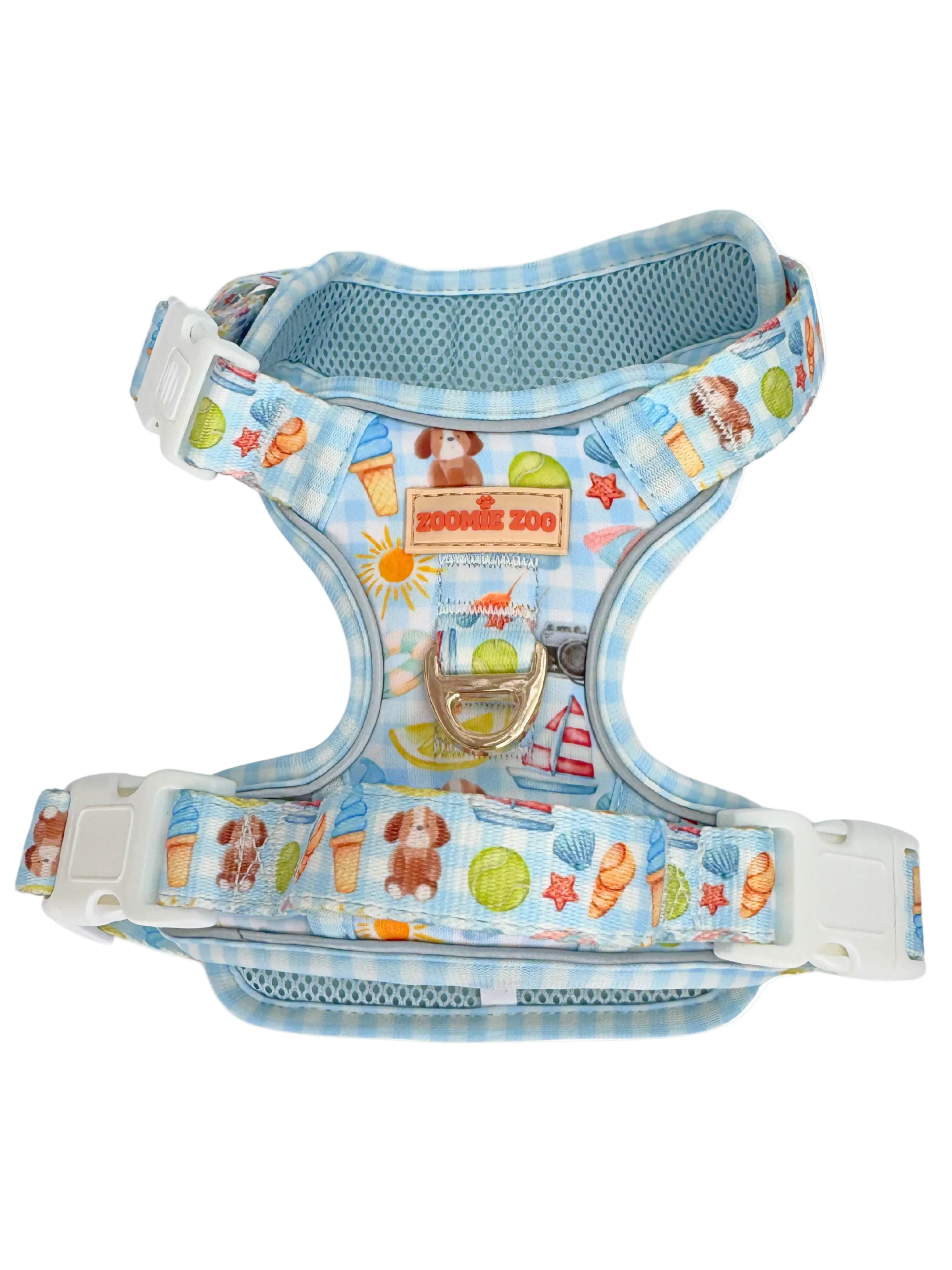Paws in Positano (Blue) - Dog Adventure Harness