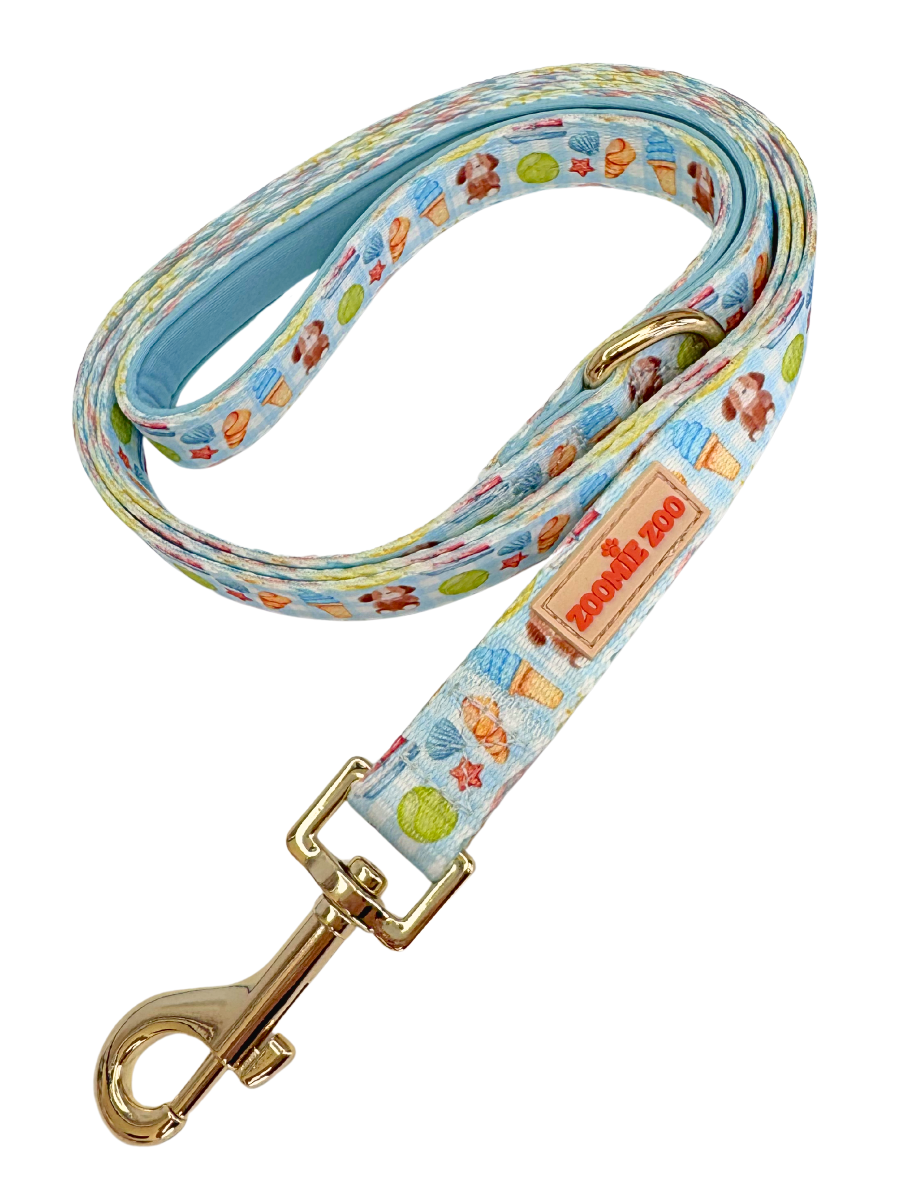 Paws in Positano (Blue) - Dog Leash