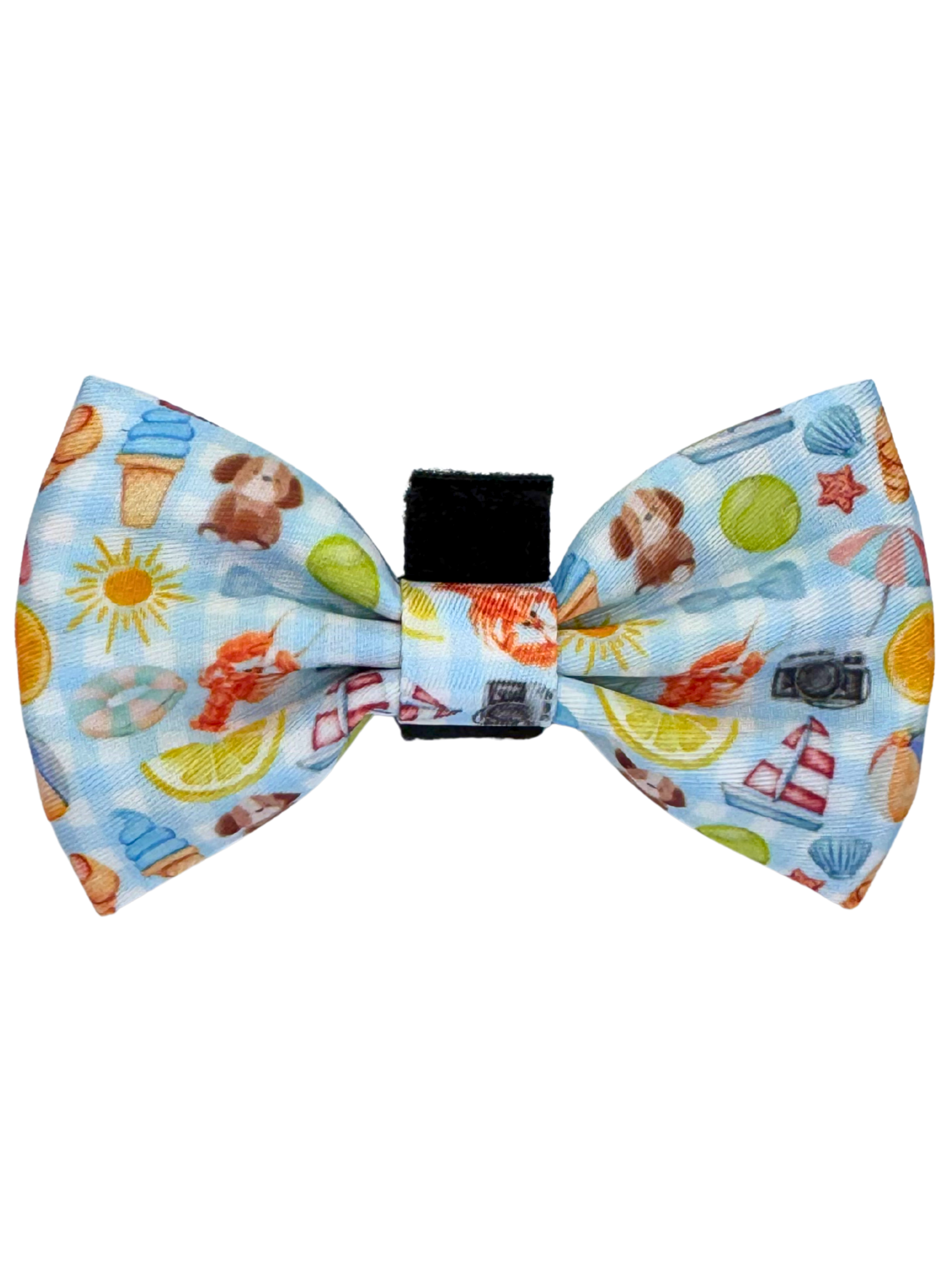 Paws in Positano (Blue) - Dog Bow Tie