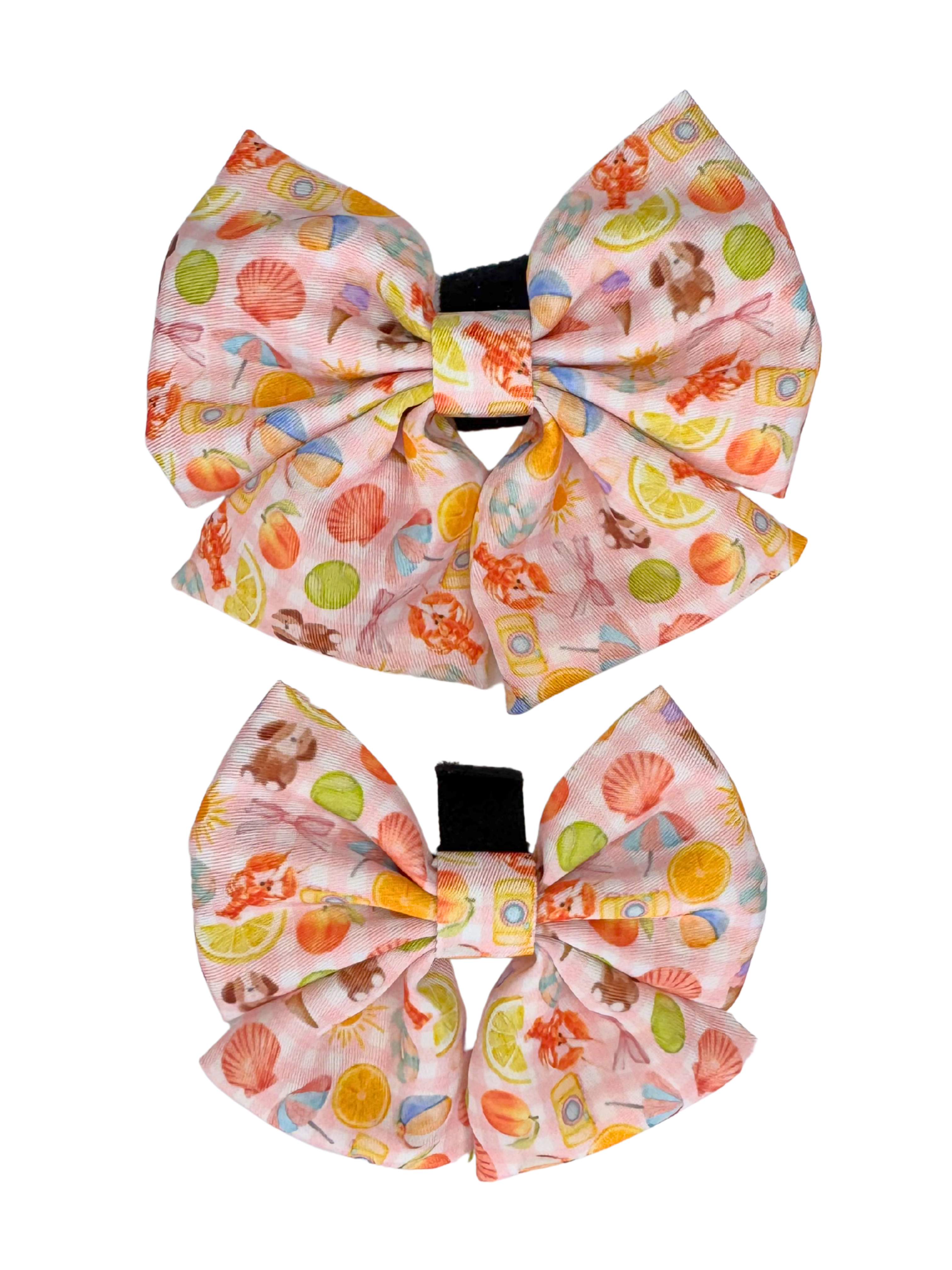 Paws in Positano (Pink) - Dog Sailor Bow
